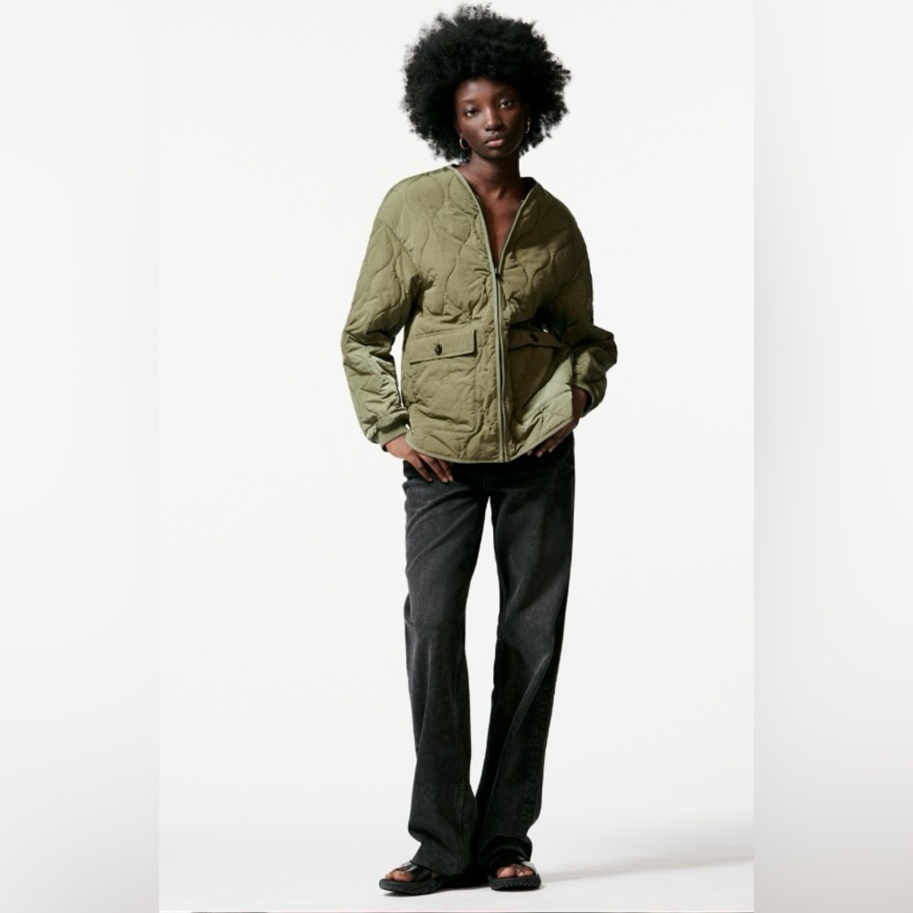 made in zzz - Reversible Embroidered Padded Jacket